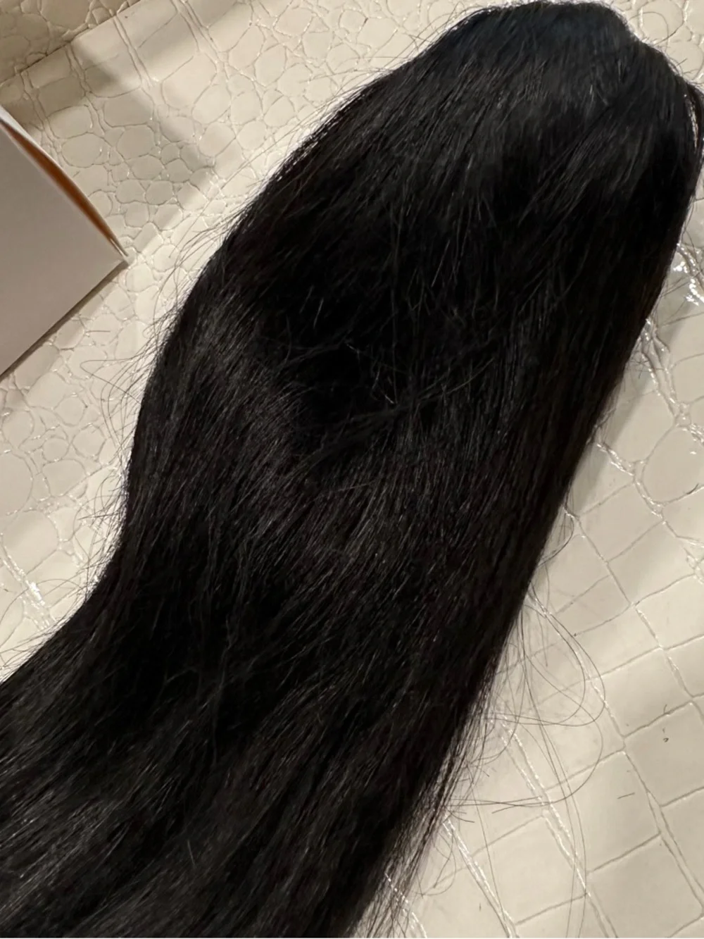 14” Jet Black Women's Clip-In/Extension Hair Piece  #TE1‎